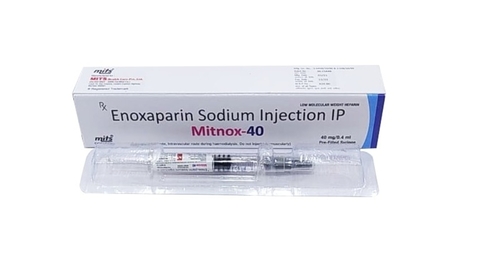 Enoxaparin Injection 40 Mg Suitable For: Suitable For All