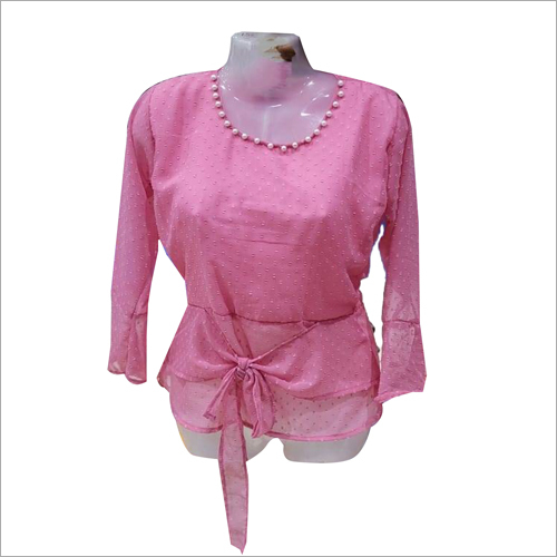 Ladies Fashionable Top - Casual Cotton Fabric | Comfortable Fit, Stylish Design, Ideal for Everyday Wear, Versatile and Trendy