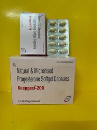 Natural Micronized Progesterone Soft Gelatin Capsule 200 Mg