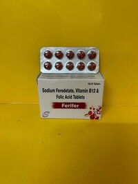 Sodium Feredetate, Vitamin B12 And Folic Acid Tablet