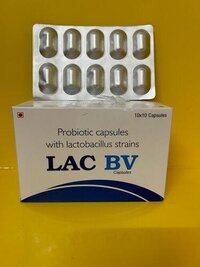 Probiotic Capsule With Lactobacillus Tablet Lac Bv Capsule
