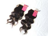 Top Quality Raw Virgin Natural Wavy Transparent HD Lace Closure Hair