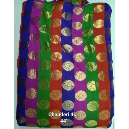 Brocade Chanderi 4D Fabric