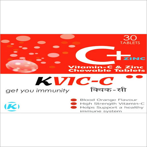 Vitamin C and Zinc Chewable Tablets