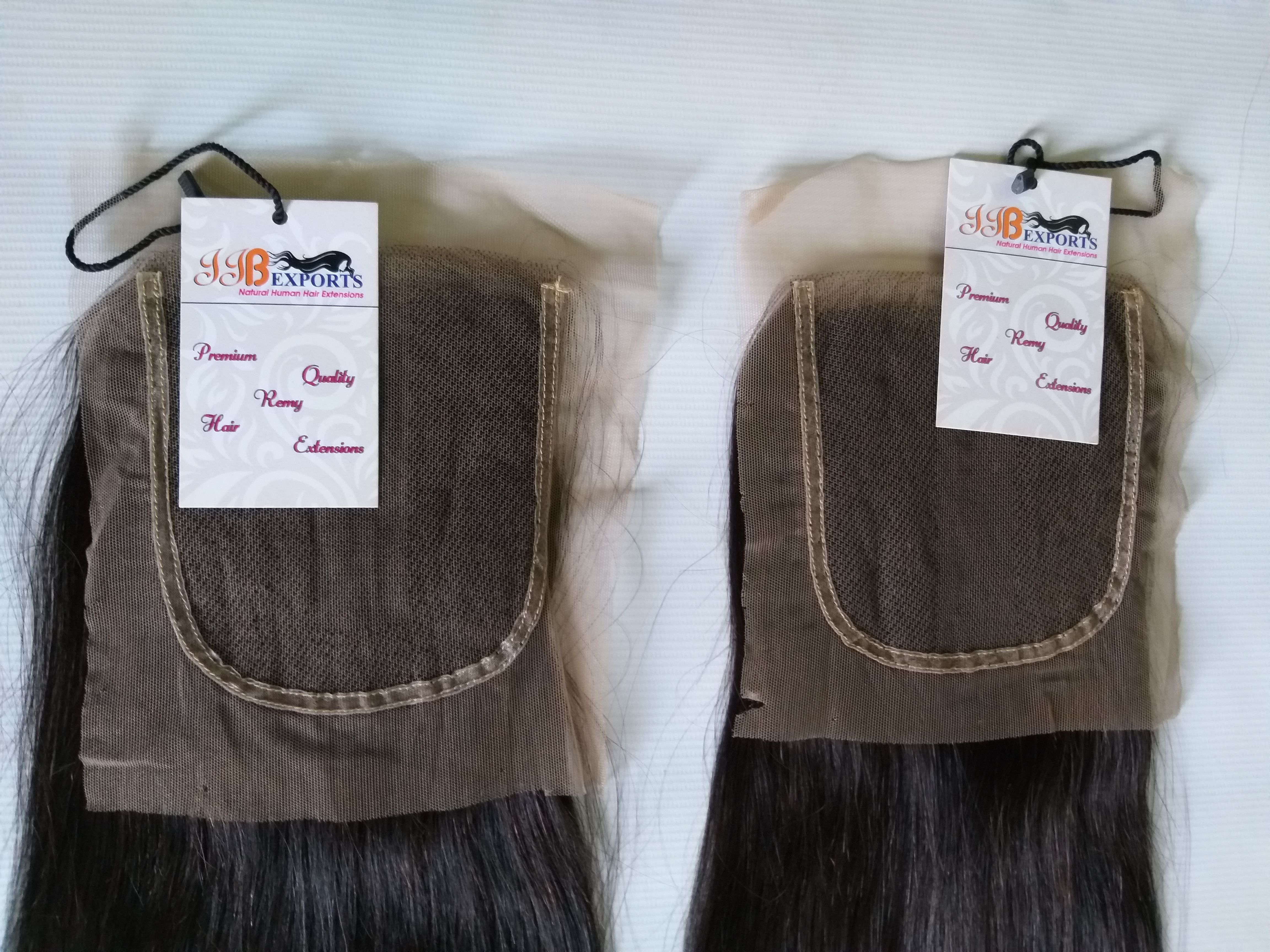 Single Donor Raw Virgin Natural Straight HD Lace Closure Hair