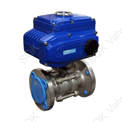 Electric Motorized Ball Valve By SQK VALVES FITTINGS & AUTOMATION PRIVATE LIMITED