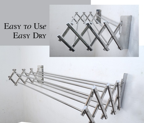 Space Free Cloth Dryer Wall Mounting Hangers In Mettupalaiyam