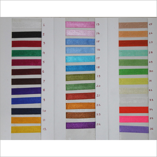 Solid Color Satin Ribbon Length: As Per Requirement  Meter (M)