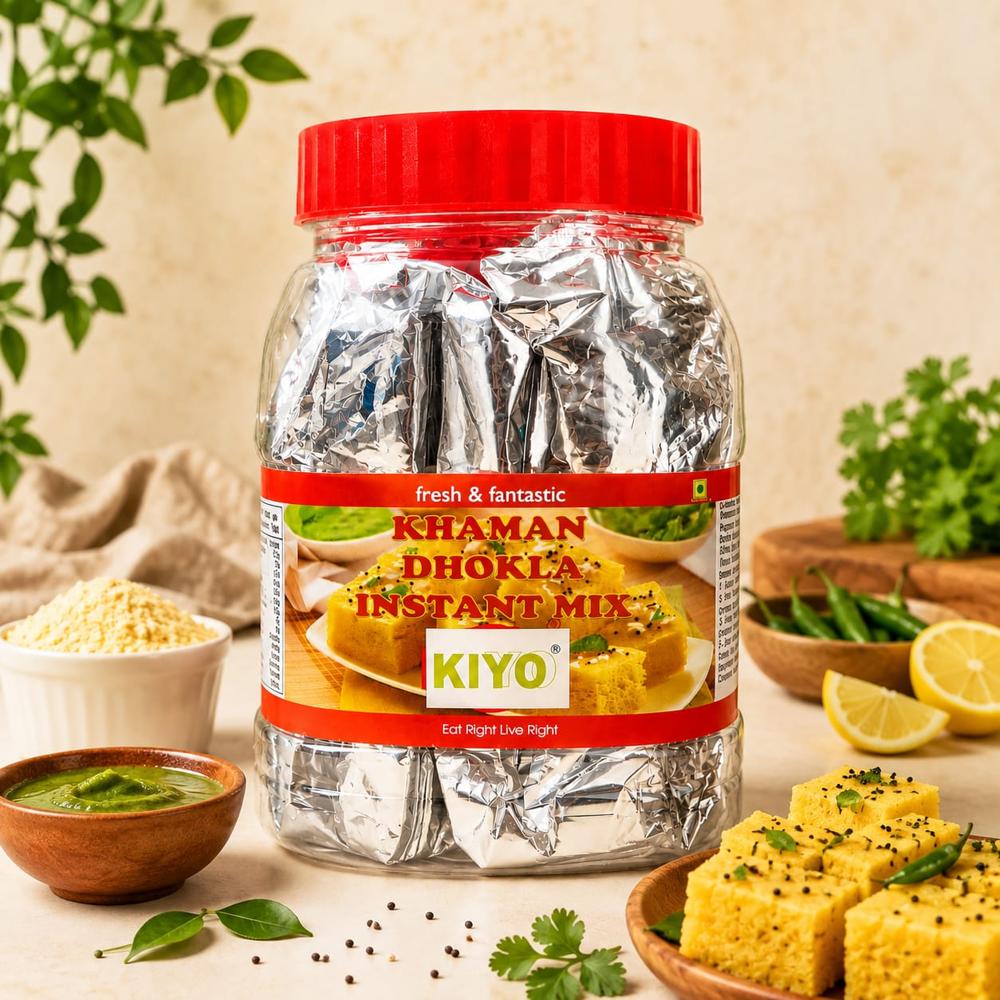 Khaman Dhokla Instant Mix - Powder, 500 Grams | 18 Months Shelf Life, Ambient Storage for Convenient Use