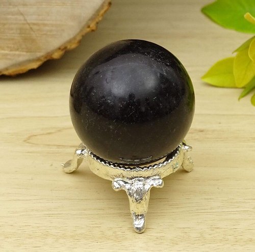 Black Tourmalin Sphere