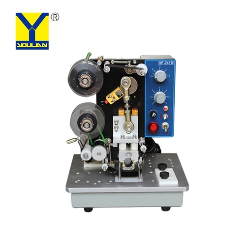 HP-241B Manual Electric Color Ribbon Printer Batch Code Printing Machine with Factory Price