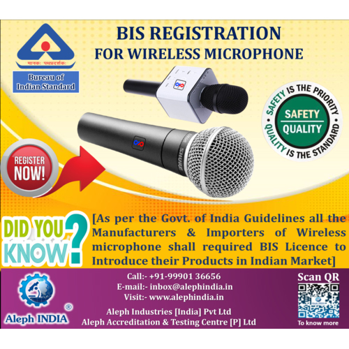 BIS Registration Service For Wireless Microphone