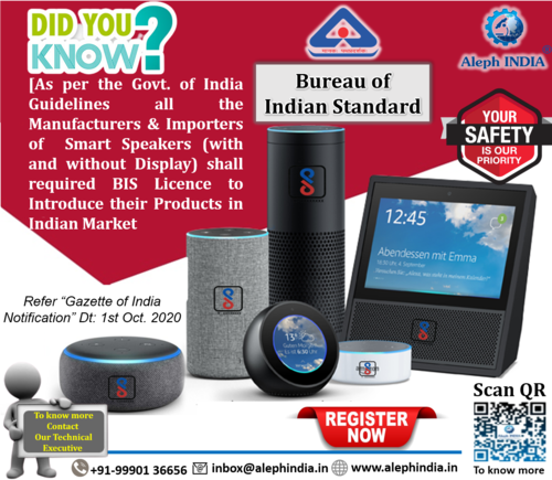 BIS Registration for Smart Speakers