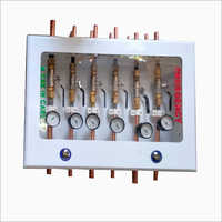 Six Gases Wall Box With Pressure Gauge