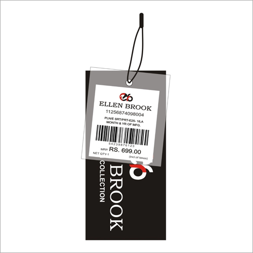 Digital Printed Price Tag - Customized Length in Millimeters, Vibrant Color Options & Any Custom Shape for Effective Branding