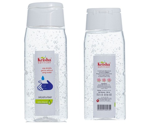 Transparent Keisha Sanitizer 100 Ml Age Group: Suitable For All Ages Shelf Life: 36 Months Store In Cool