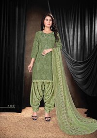 Priya Vol-4 Heavy Indonasian Cotton Nagative Print With Fancy Gala Work Suits Catalog
