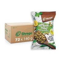 Shrego Nimbu Mirchi Pudina Roasted Peanuts 140 G - Size 140 G, Flavor Nimbu Mirchi Pudina, Color Green | Fssai Certified, Dry Roasted, Authentic Taste