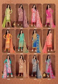 Pakiza Vol-6 Indonasian Cotton Fancy Dress Material Catalog