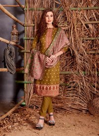 Shiv Gori Silk Mills Jubaida Vol-4 The Premium Kashmiri Wool Winter Suits Catalog