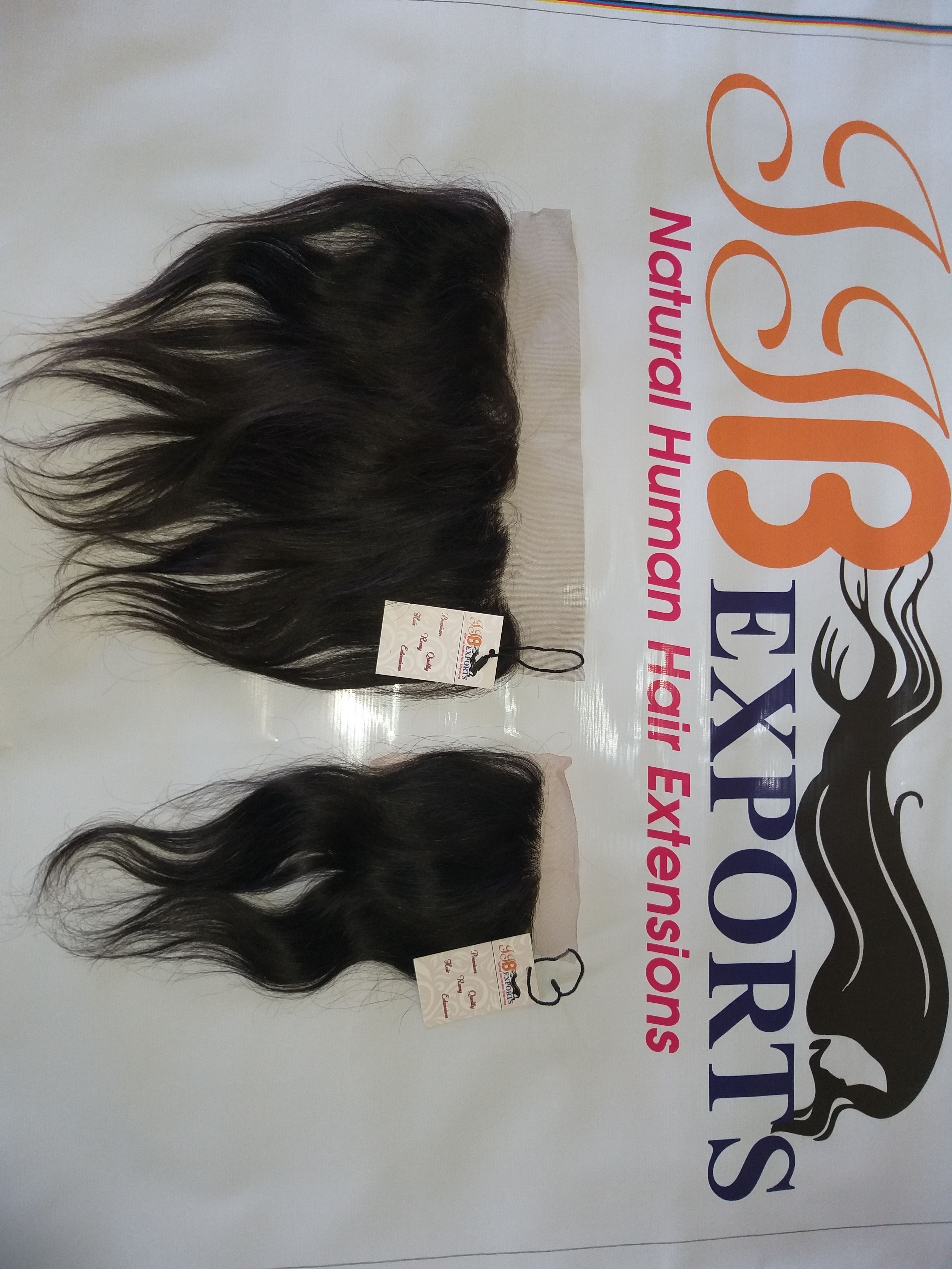 Natural Virgin Straight Hair Swiss Transparent HD Lace Frontal Closure