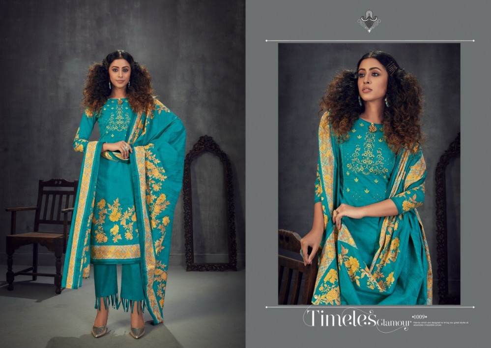 Slt Amira Vol-1 Cotton Mal Mal Printed Salwar Suits Catalog
