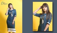 Destiny International Delight Vol-2 Rayon Rich Look Art Hand Work Kurti Catalog