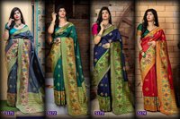 Shubhvastra Minakari Vol-1 Banarasi Silk Festival Wear Saree Catalog