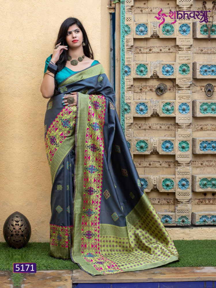 Shubhvastra Minakari Vol-1 Banarasi Silk Festival Wear Saree Catalog