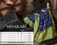 Shubhvastra Minakari Vol-1 Banarasi Silk Festival Wear Saree Catalog