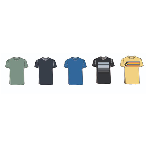 Mens Crew Neck Half Sleeves T-Shirts Gender: Male