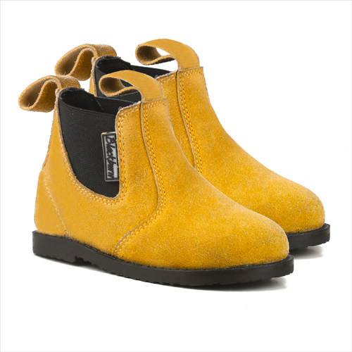 Yellow Kids Chelsea Boots