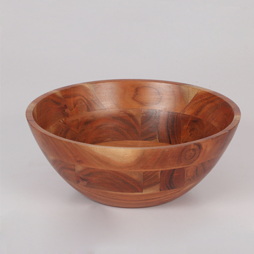 14'' Acacia Wooden Bowl