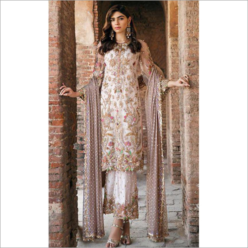 Ladies Embroidery Pakistani Suit - Trendy Design, Embroidered Pattern, Perfect for Elegant Occasions