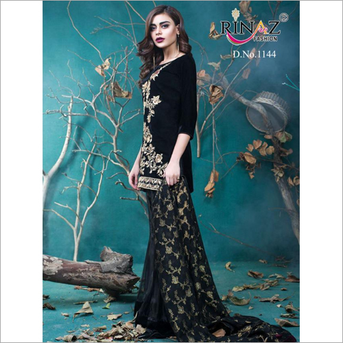 Ladies Black Pakistani Suit