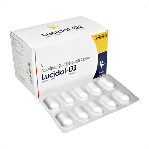 Aceclofenac (SR) And Rabeprazole Capsules