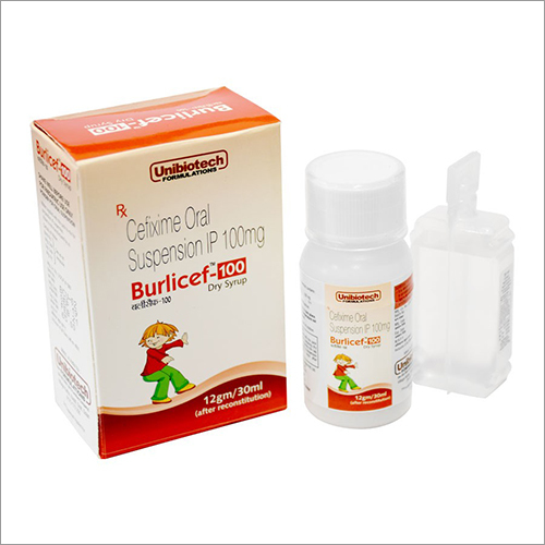 100 mg Cefixime Oral Suspension Syrup