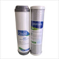 Carbon Block Filter - 10"x2.5", 1-2 Gpm Flow Rate , 99% Reduction Rate For Water Purification And Sediment Removal