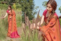 Sangam Prints Sheesha Cotton Handloom Printed Saree Catalog