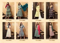 Karma Trendz Tucute Vol 19 Muslin Digital Print Top And Rayon Embroidered Scarf Kurti Catalog