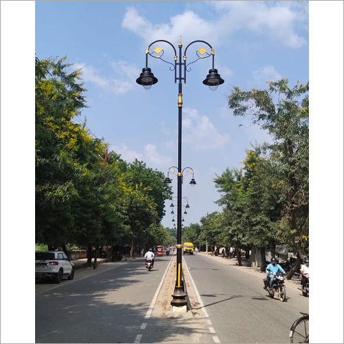 Designer Double Arm Decorative Light Pole