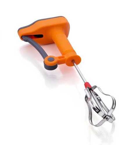Hand Blender - Stainless Steel Blades, ABS Plastic Handle | Multi Color, Power-Free Blending, Easy to Clean