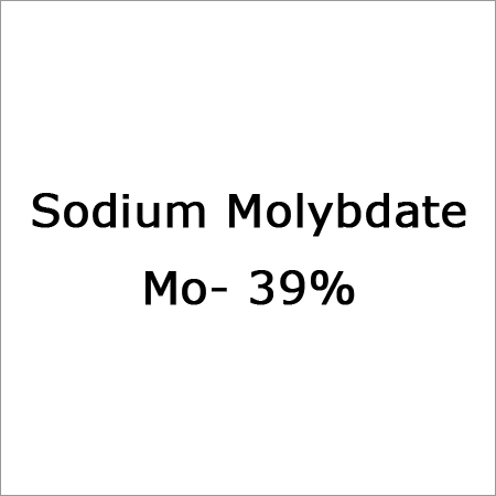 Mo- 39% Sodium Molybdate By ORVIN INDUSTRIES