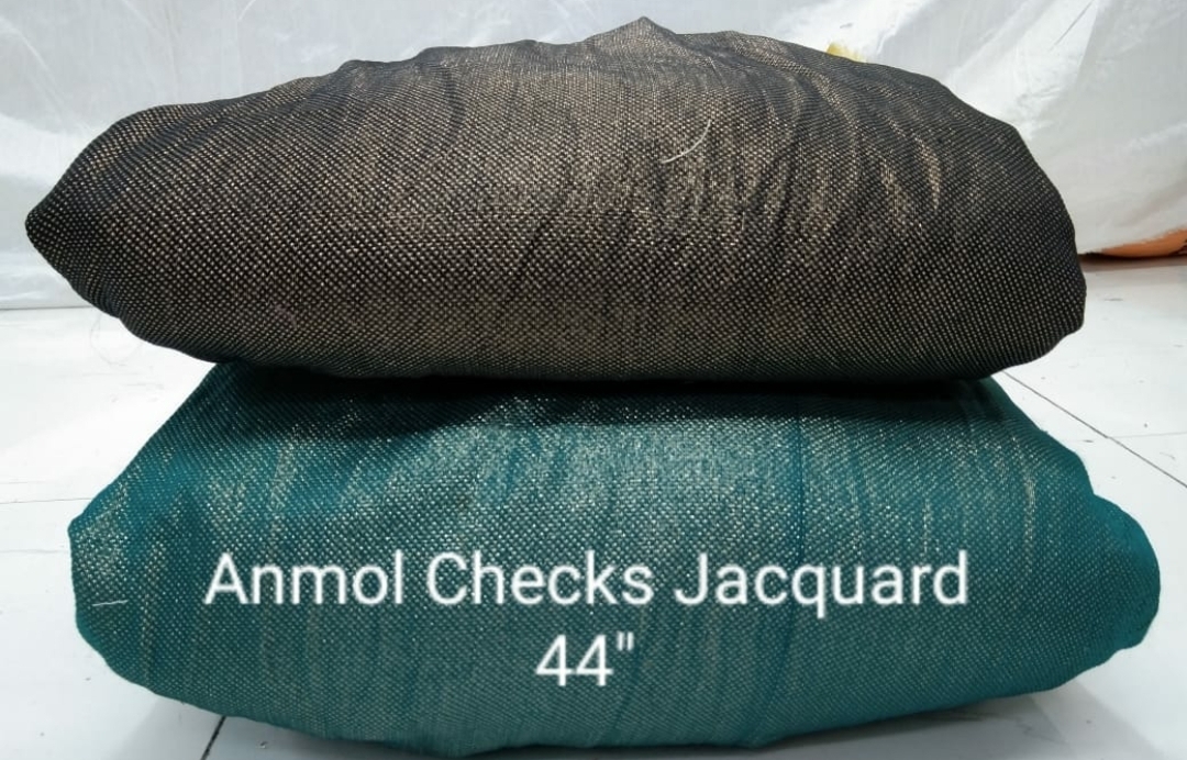 Anmol Checks Jacquard Fabric