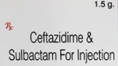 Ceftazidime Sulbactam 1500 mg