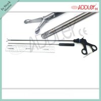 Brand New Addler Laparoscopic Babcock Grasper With Knot Pusher 5mm - Steel, 5 X 5 X 10 Inch | Semi-automatic, Portable, Waterproof, Sterilized
