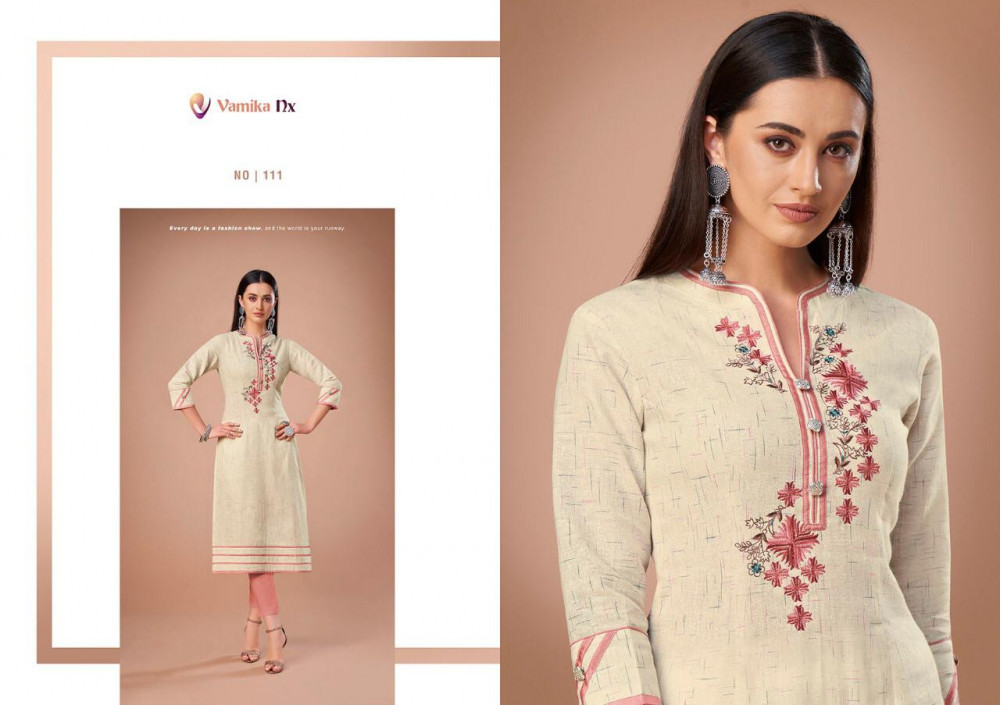 Arihant Vamika Nx Rosy Vol-2 Premium Cotton Casual Wear Kurti Catalog