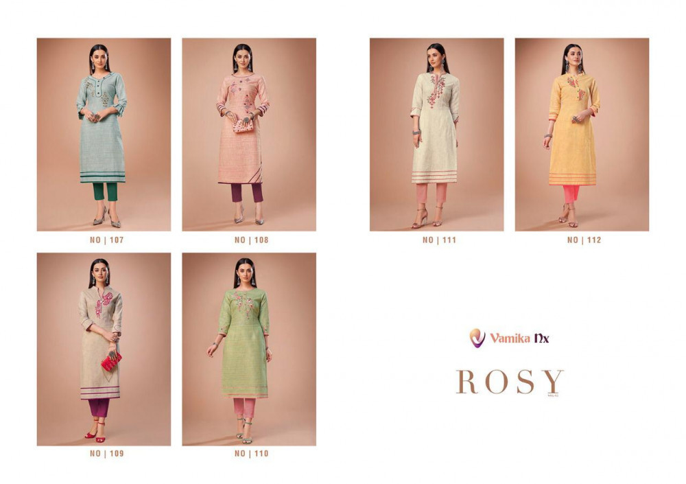 Arihant Vamika Nx Rosy Vol-2 Premium Cotton Casual Wear Kurti Catalog