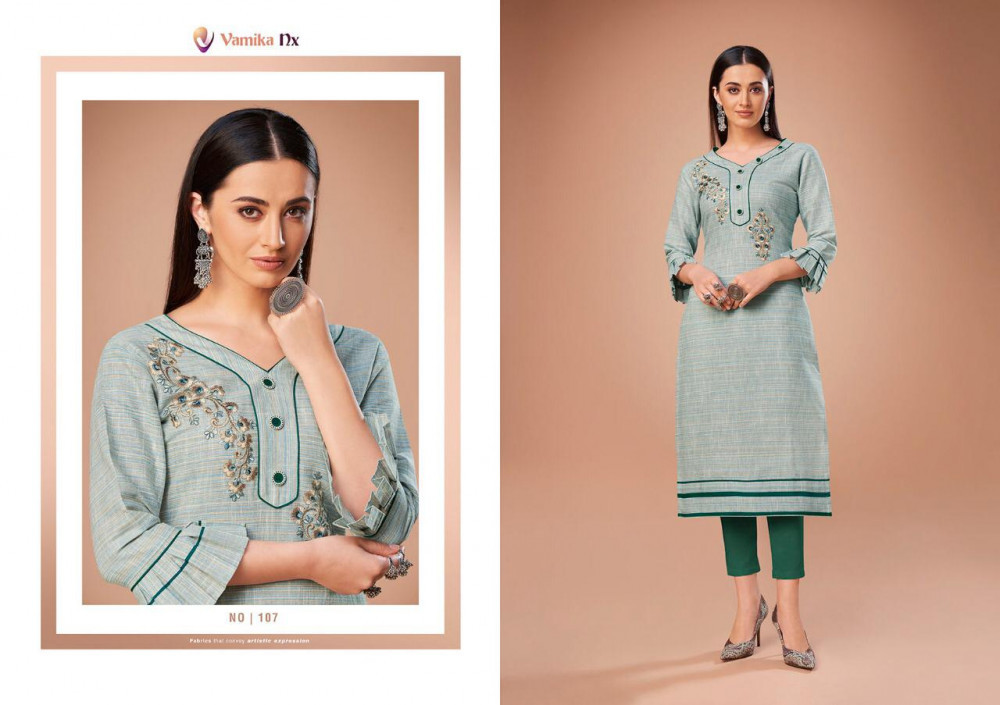 Arihant Vamika Nx Rosy Vol-2 Premium Cotton Casual Wear Kurti Catalog