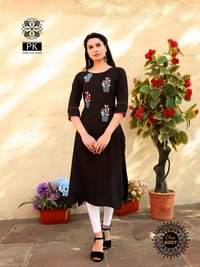 Aradhna Fashion Class Vol 2 Heavy Rayon Embroidery Work Kurti Catalog